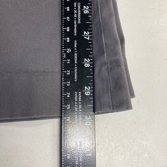 DAISY FEUNTES MODA Women’s Pants Gray Khaki Wide Leg Inseam 29.5 - Picture 4 of 10